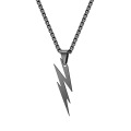 Mode Lightning Halskette Titanium Goldschmuck Kadenas Halskette Edelstahl Schmuckkette Anhänger